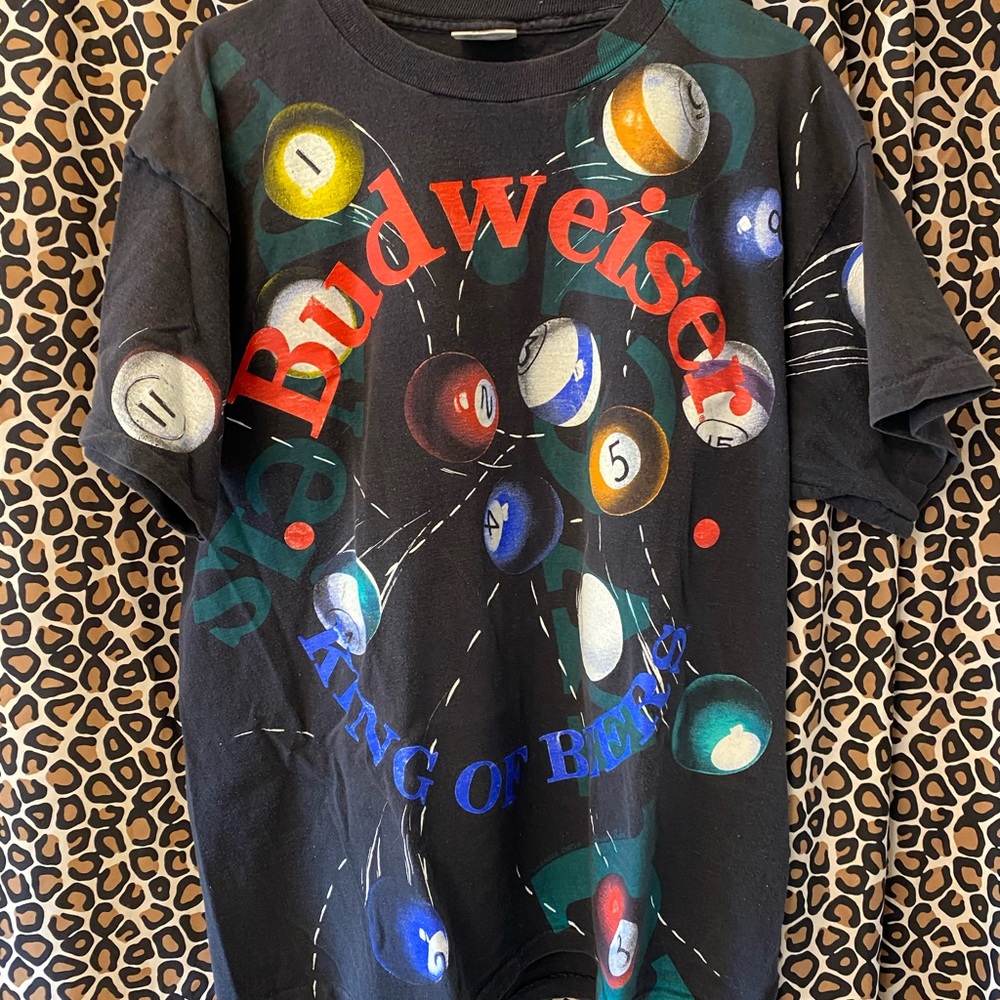 Vintage Budweiser “pool” shirt